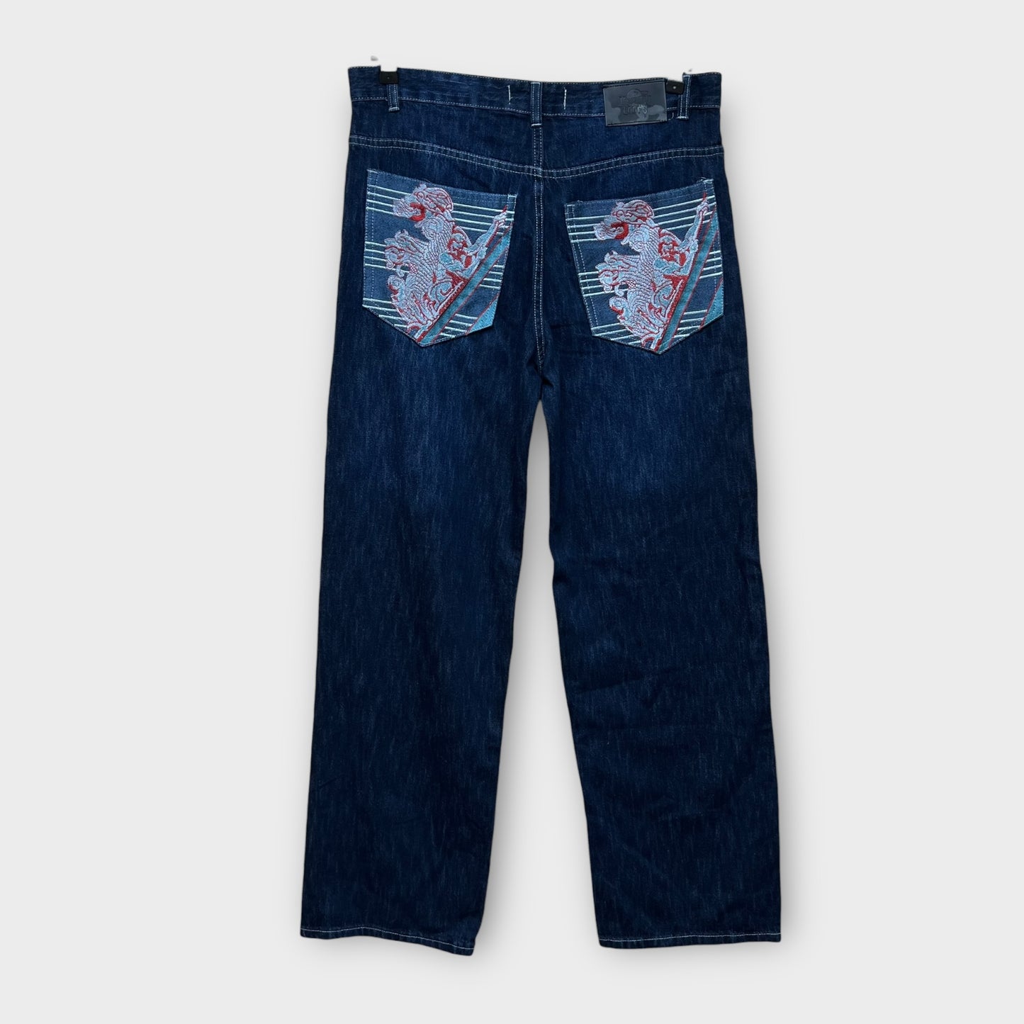 Hip Hop Baggy Jeans brodé - FR44
