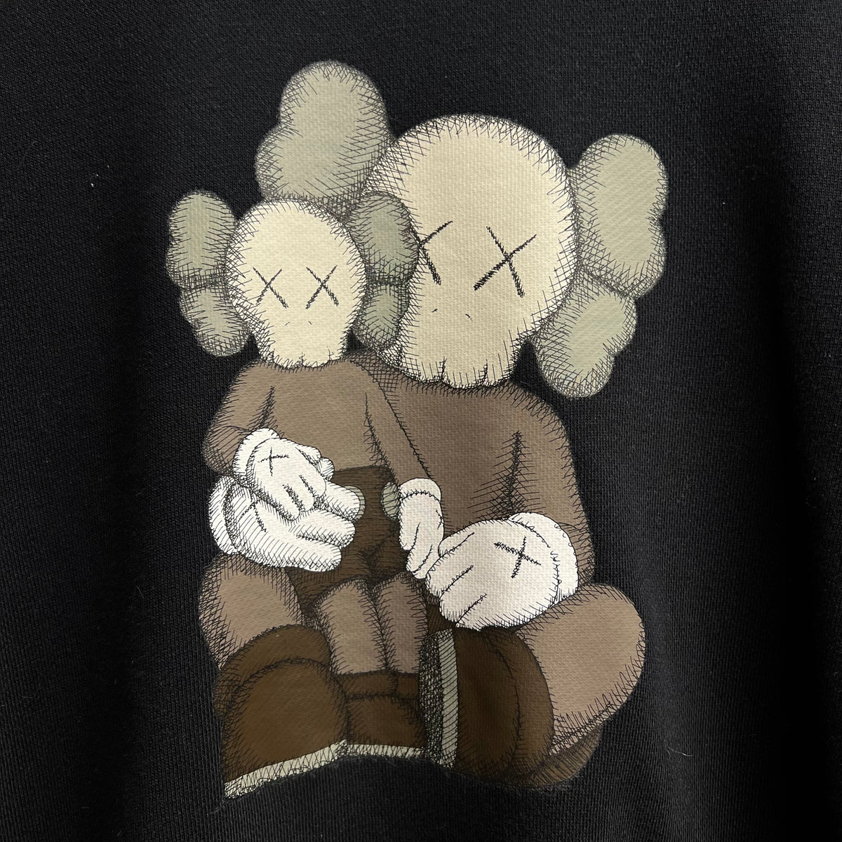 Sweat Kaws X Uniqlo Noir - M