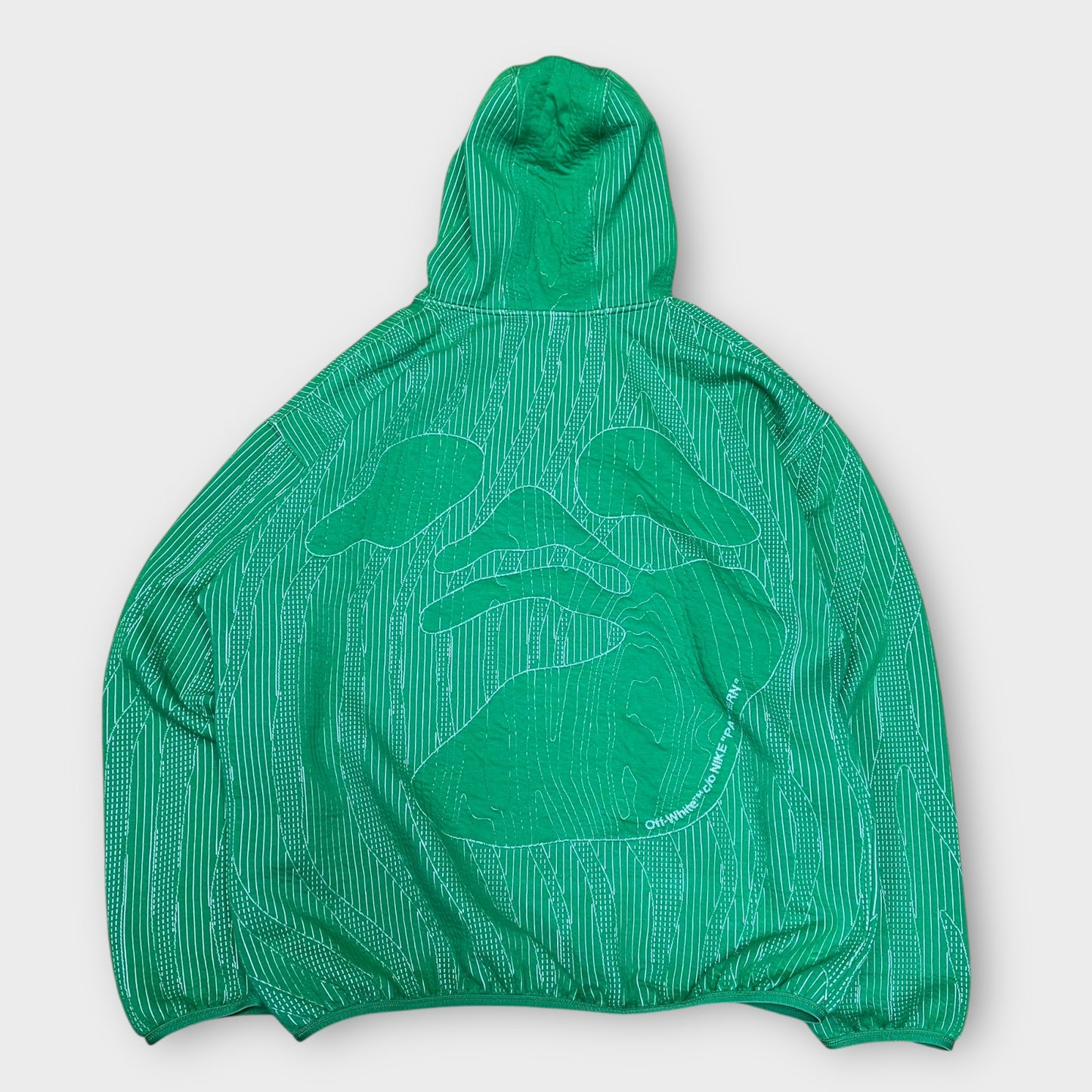 Hoodie Nike X Off White Vert - L