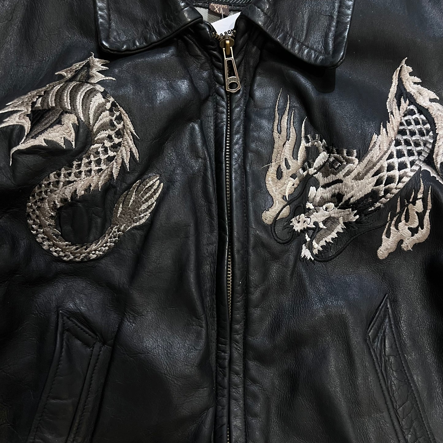 Veste En Cuir Redskins Noir - XL