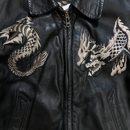 Veste En Cuir Redskins Noir - XL