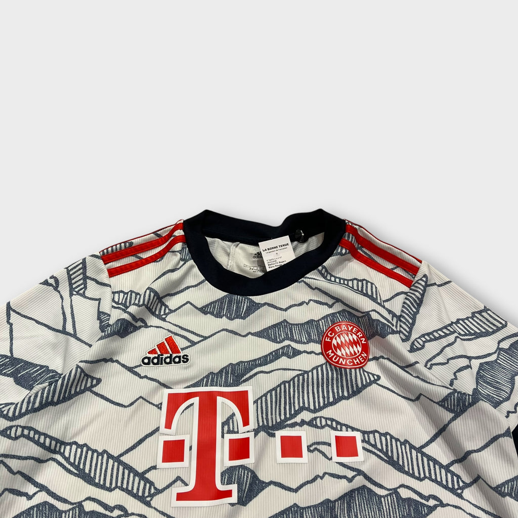 Maillot FC Bayern Blanc Rouge - L (2021-2022)