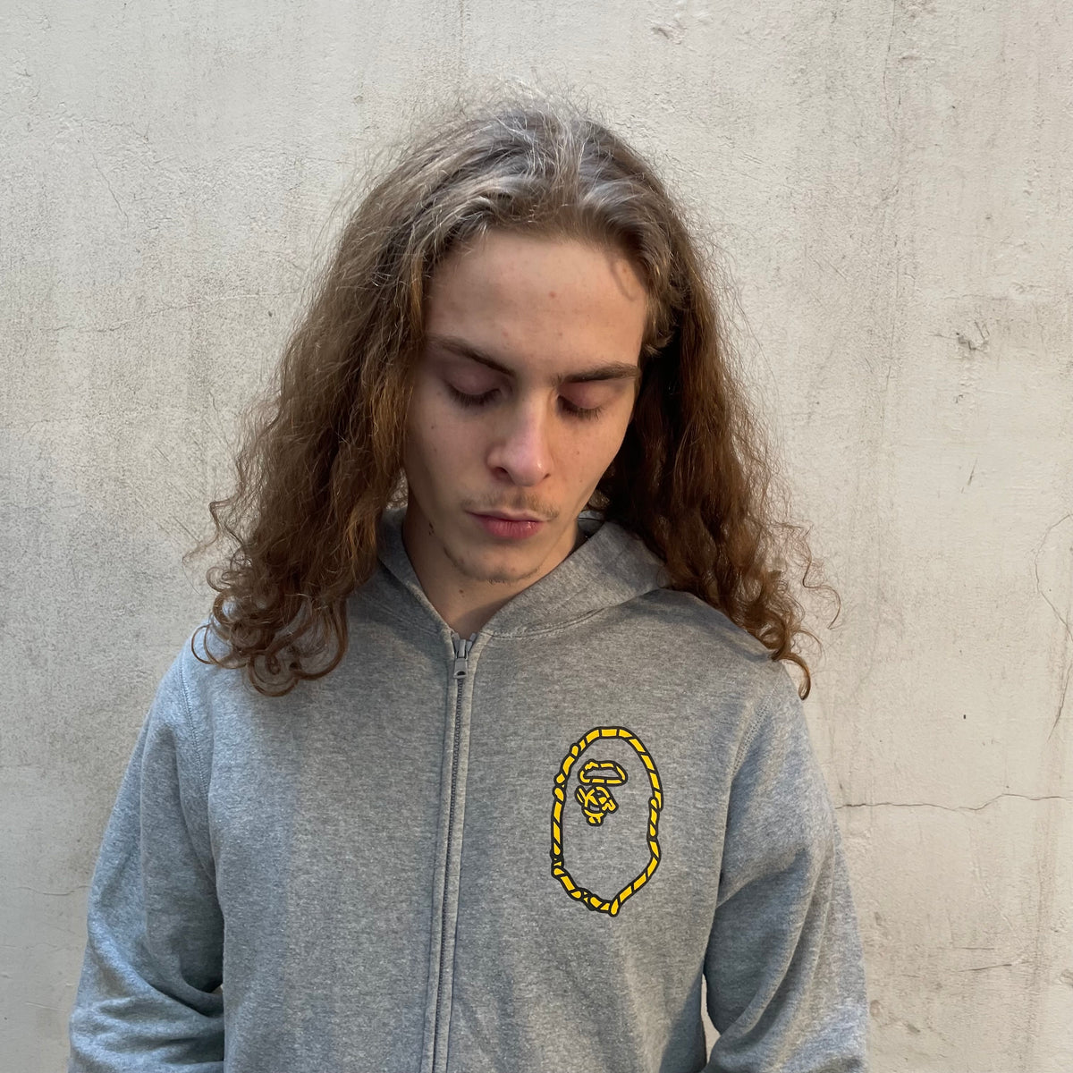 veste grise Bape - M
