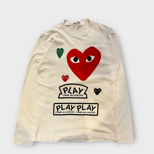 Longsleeve Comme Des Garcons Blanc - M