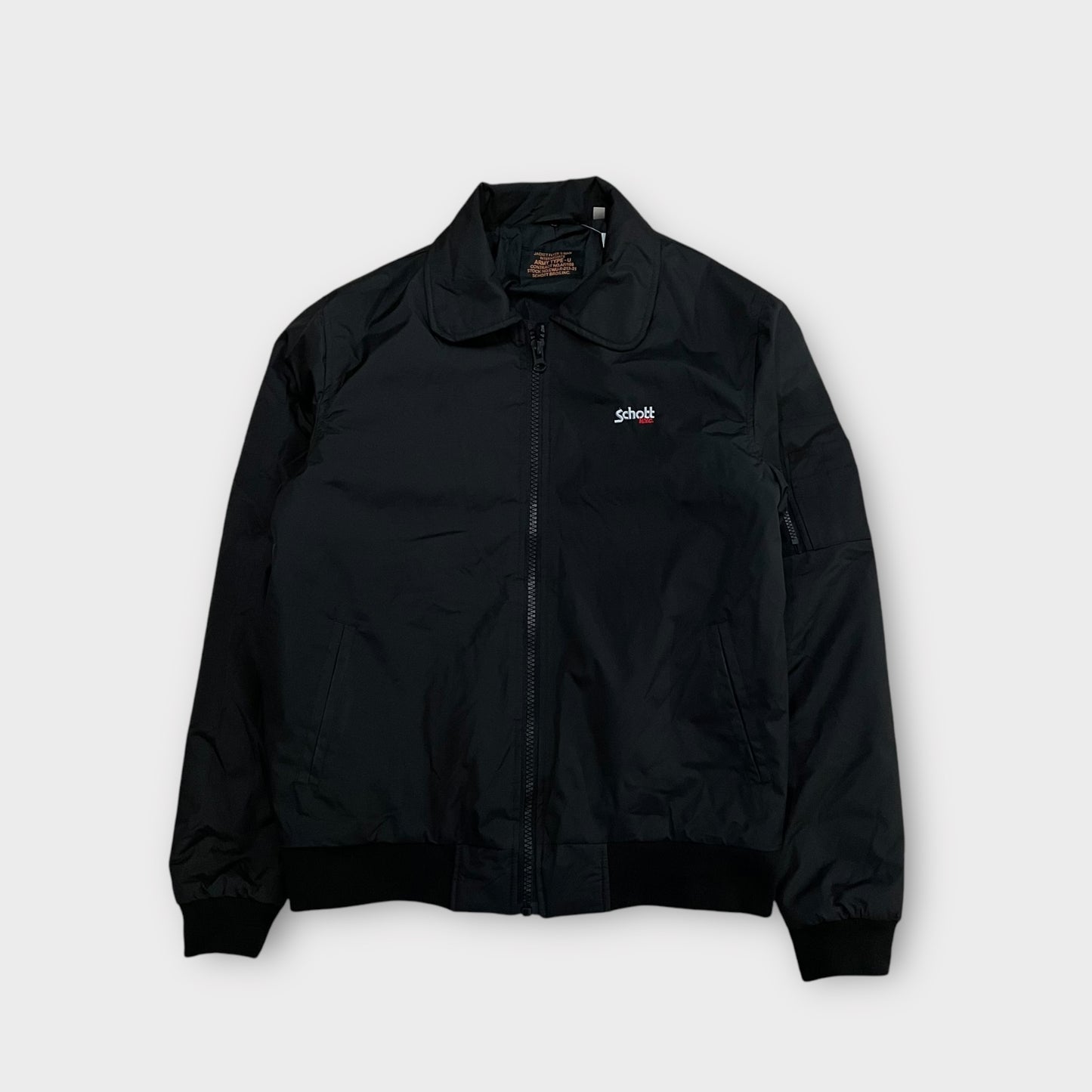 Bomber Schott noir Type U - L