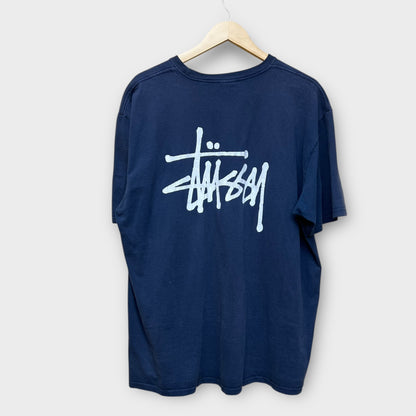 Basic tee Stussy bleu marine - XL