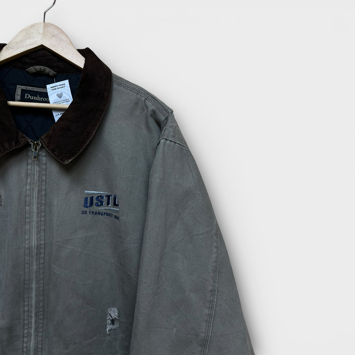 Work Jacket grise vintage type Detroit - XL