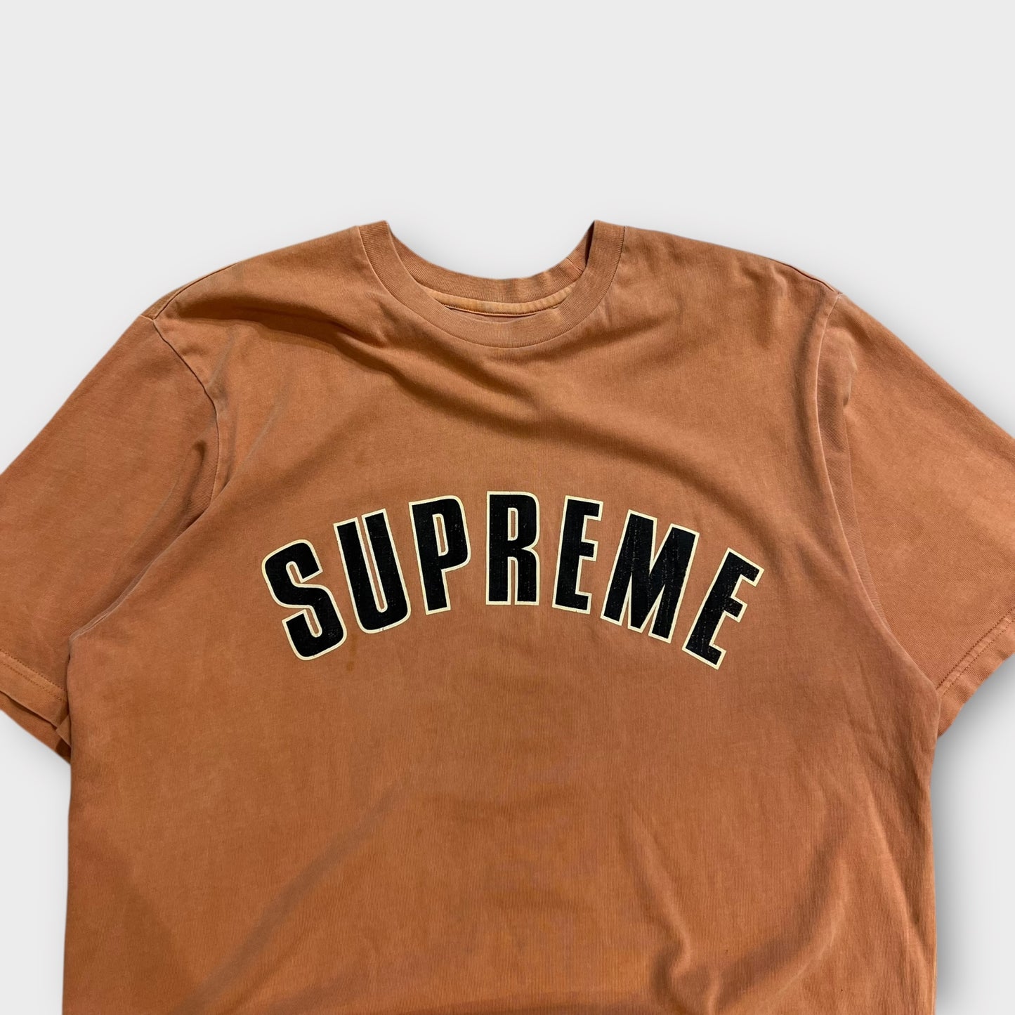 T-shirt Supreme Cracked Arc S/S Orange - M