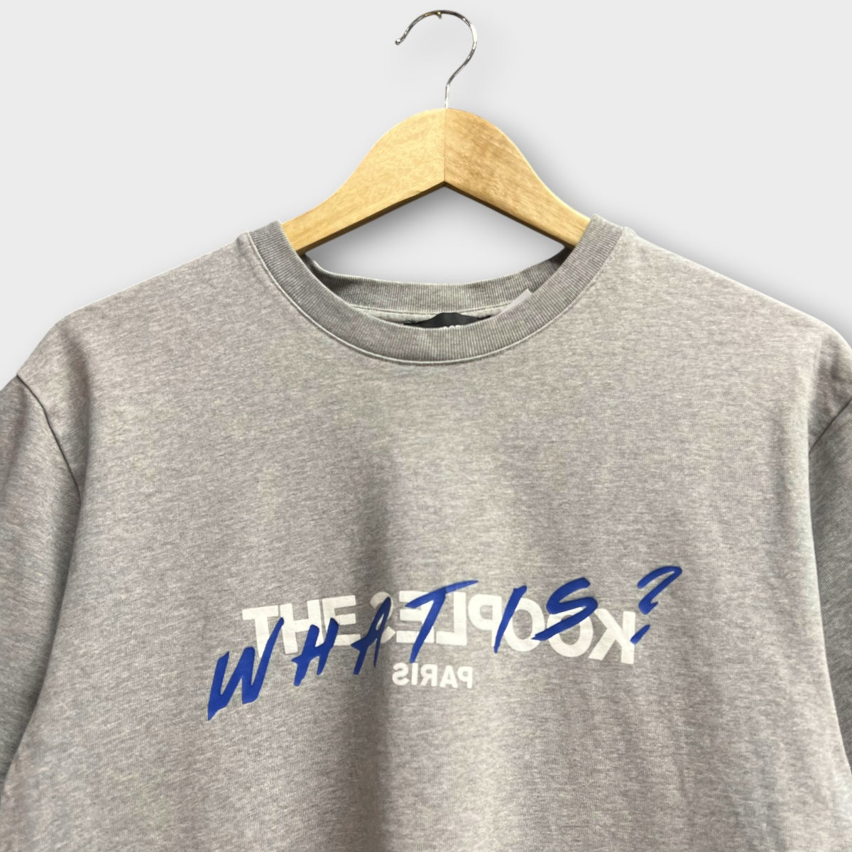 T-shirt The Kooples What Is gris - M