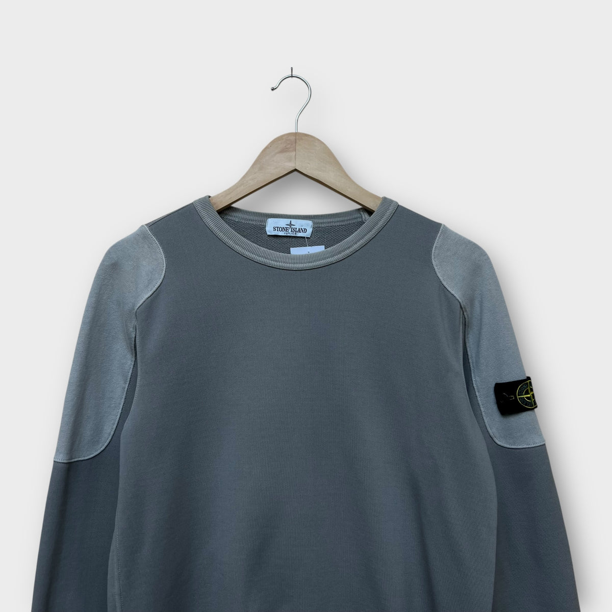 Sweat Stone Island junior gris (usure manche) - 14y (fit S)
