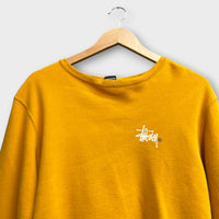 Pull Stussy "classic logo" orange - M
