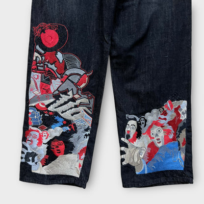 Hip Hop Baggy Jeans brodé - FR44