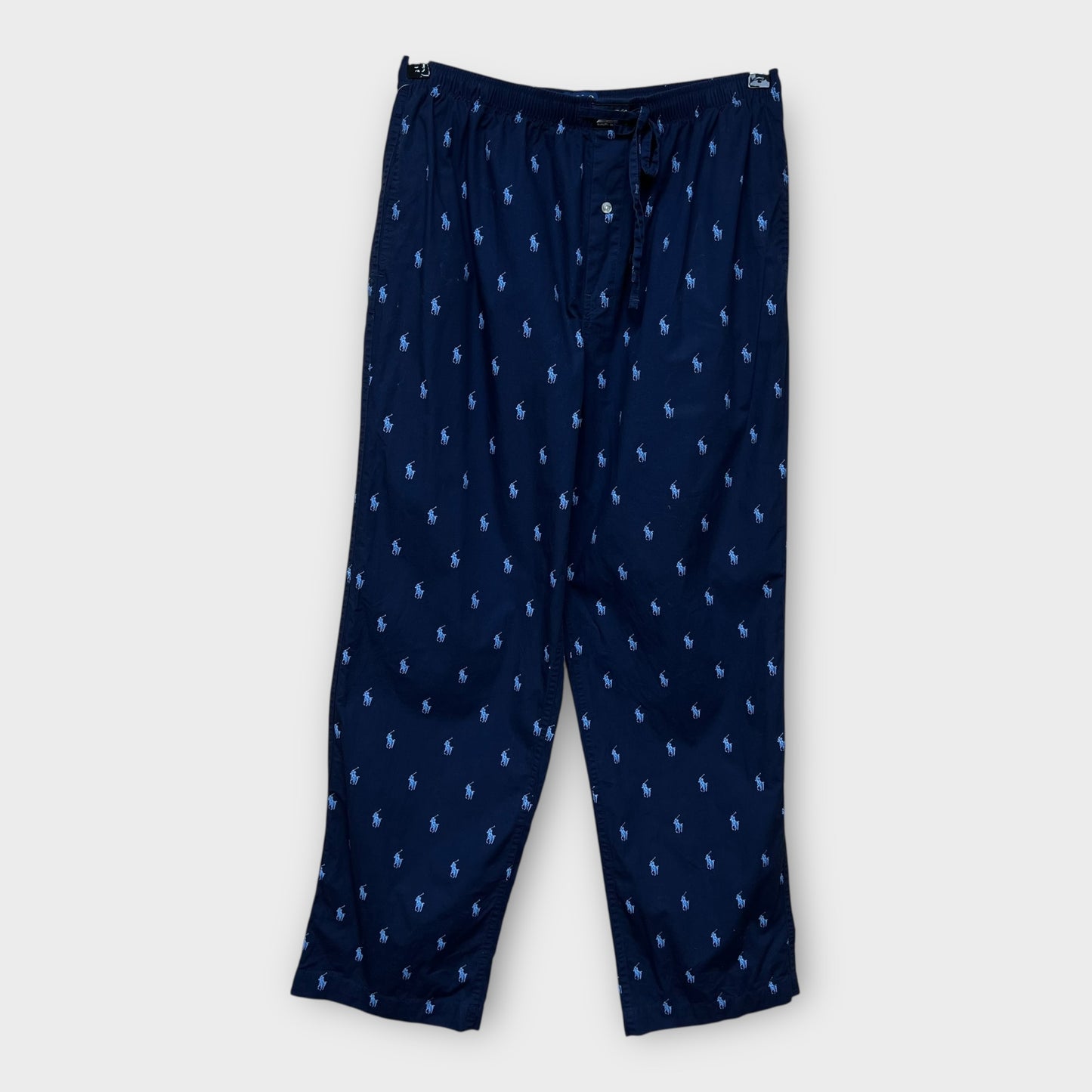 Pantalon Ralph Lauren bleu multi poney - L