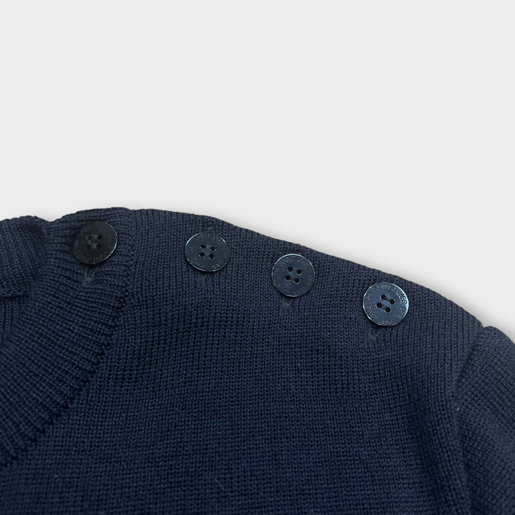 Pull en laine SAINT JAMES marine L