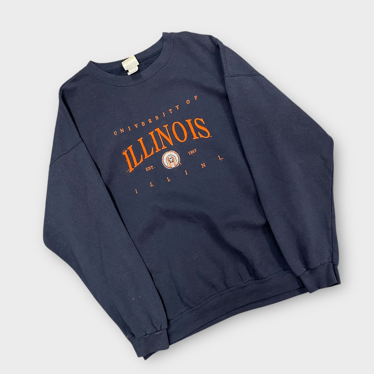 Sweat vintage Lee "University of Illinois" - XL