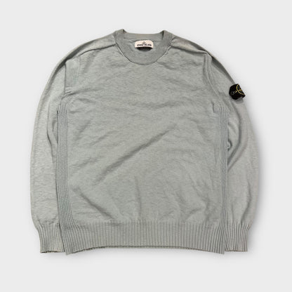 Pull Fin Stone Island Bleu - M