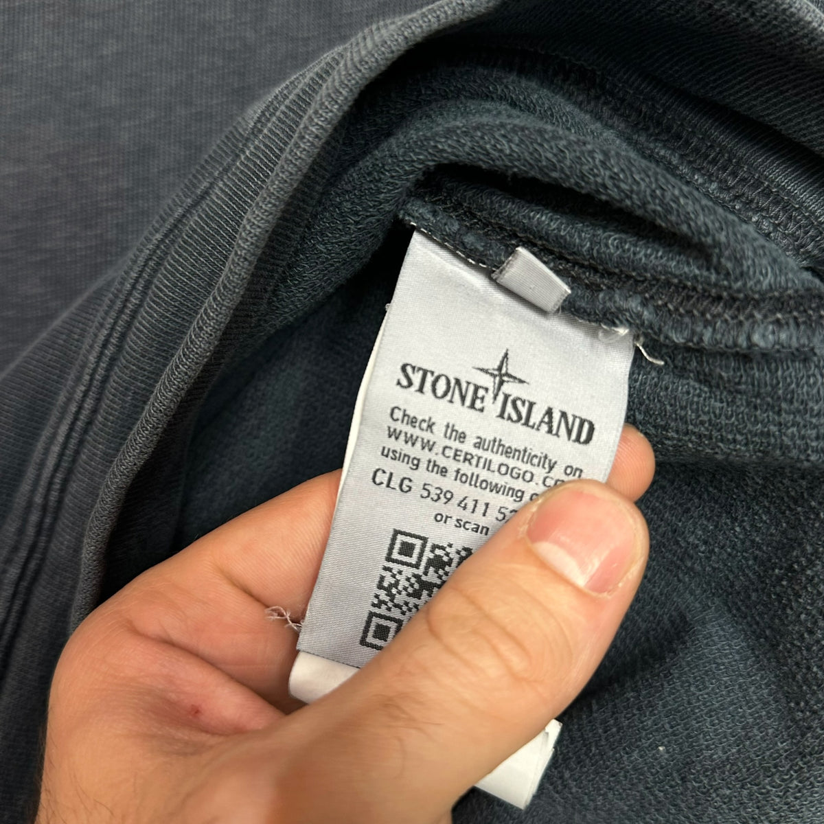 Sweat Stone Island Noir - S