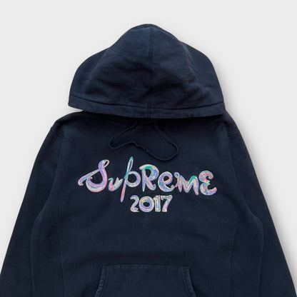 Hoodie Supreme Bush logo noir - M