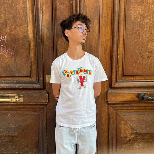 T-shirt Supreme Dynamit tee blanc - S
