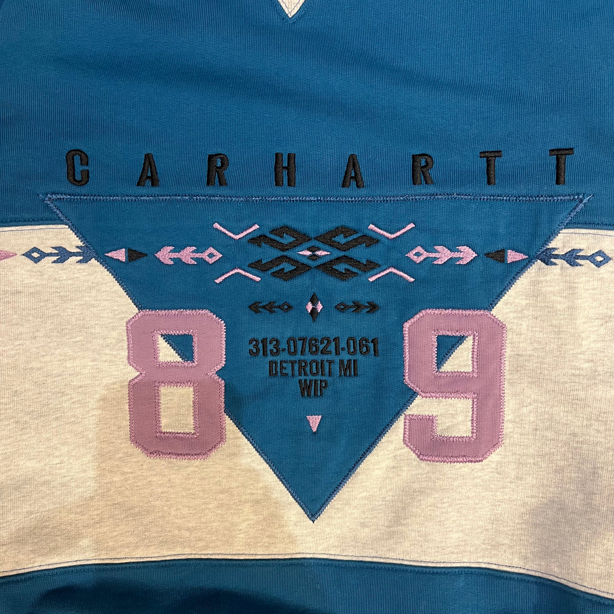 Sweat Carhartt Gris/Bleu - M