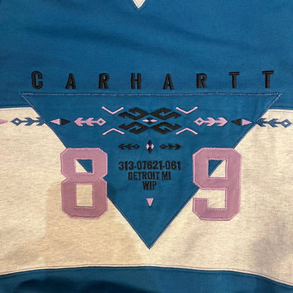 Sweat Carhartt Gris/Bleu - M