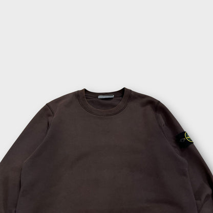 Sweat Stone Island Marron - S