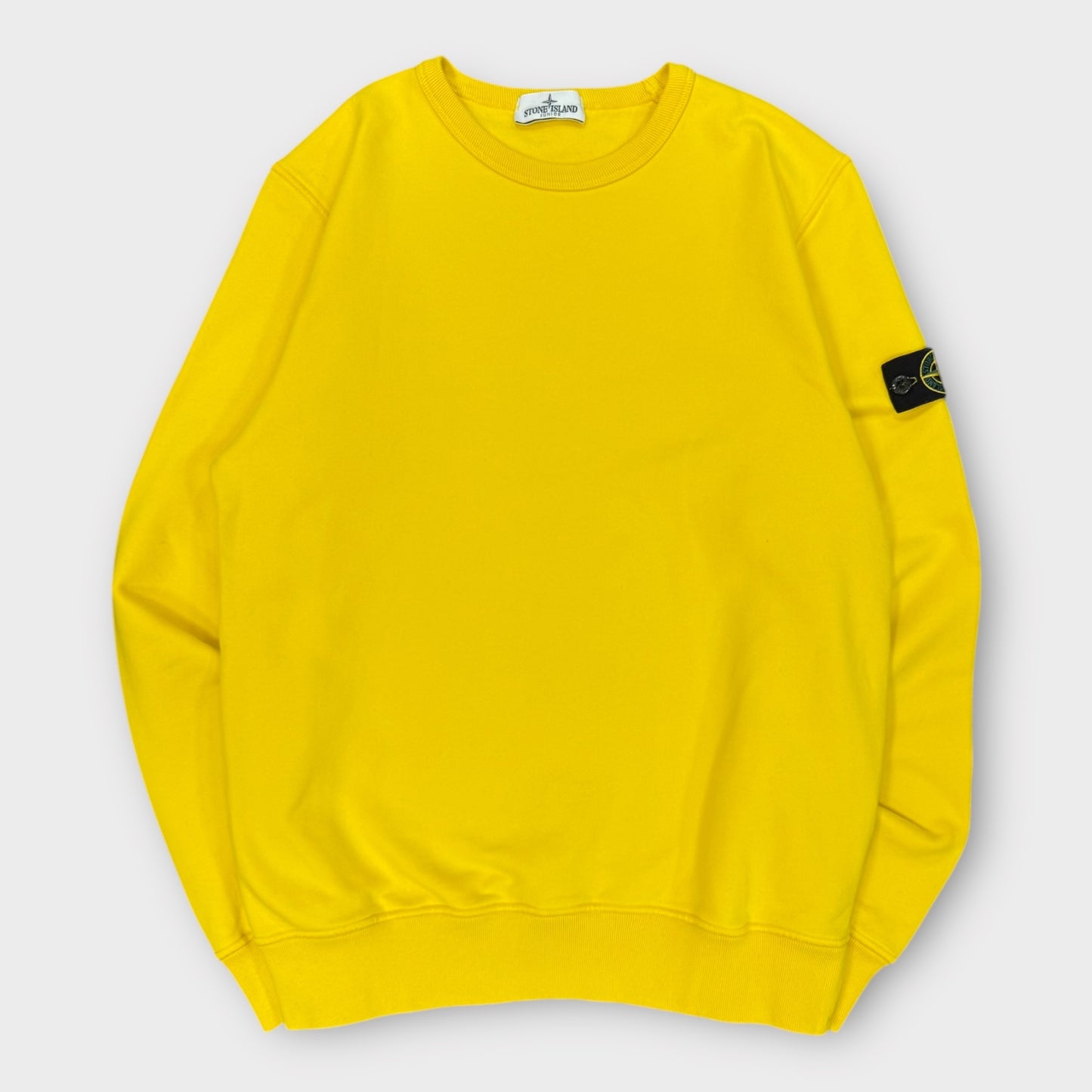 Sweat Stone Island jaune - S/M