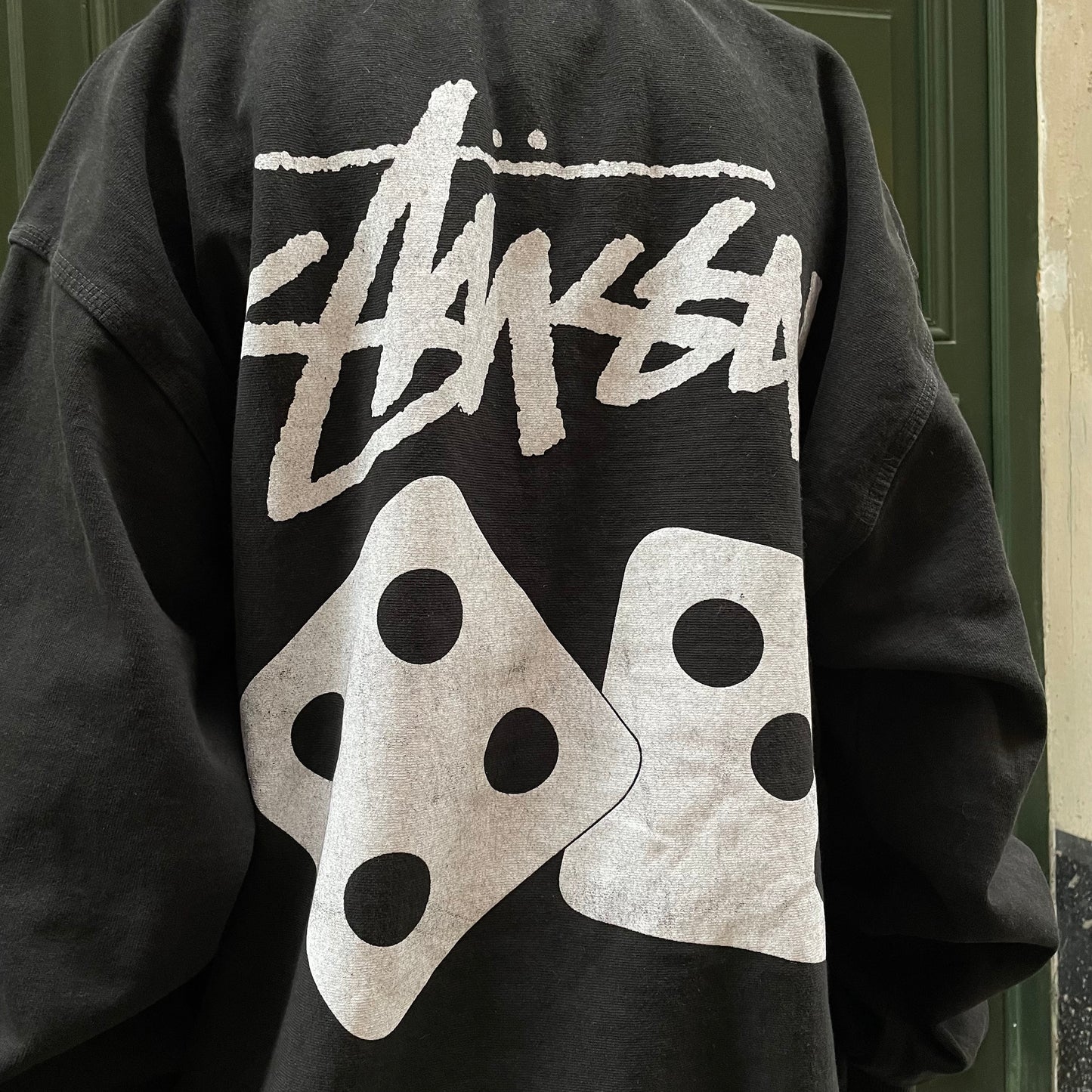 Hoodie Stussy "dice" noir - M