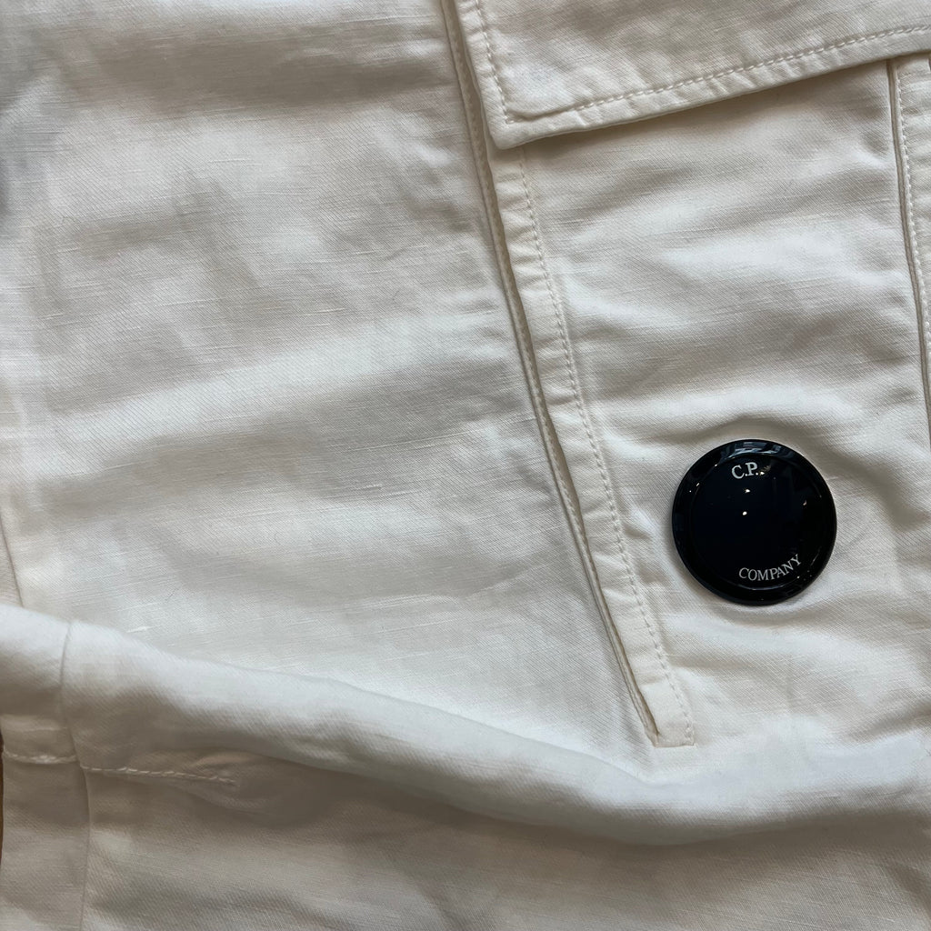 Pantalon En Lin CP Company Blanc (neuf) - FR44