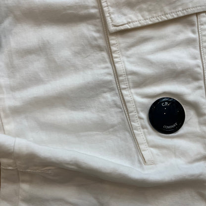 Pantalon En Lin CP Company Blanc (neuf) - FR44