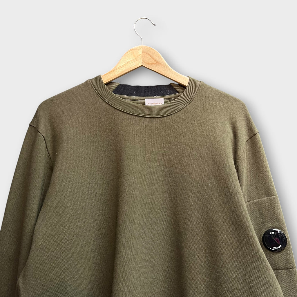 Sweat Cp Company Vert Kaki - XL