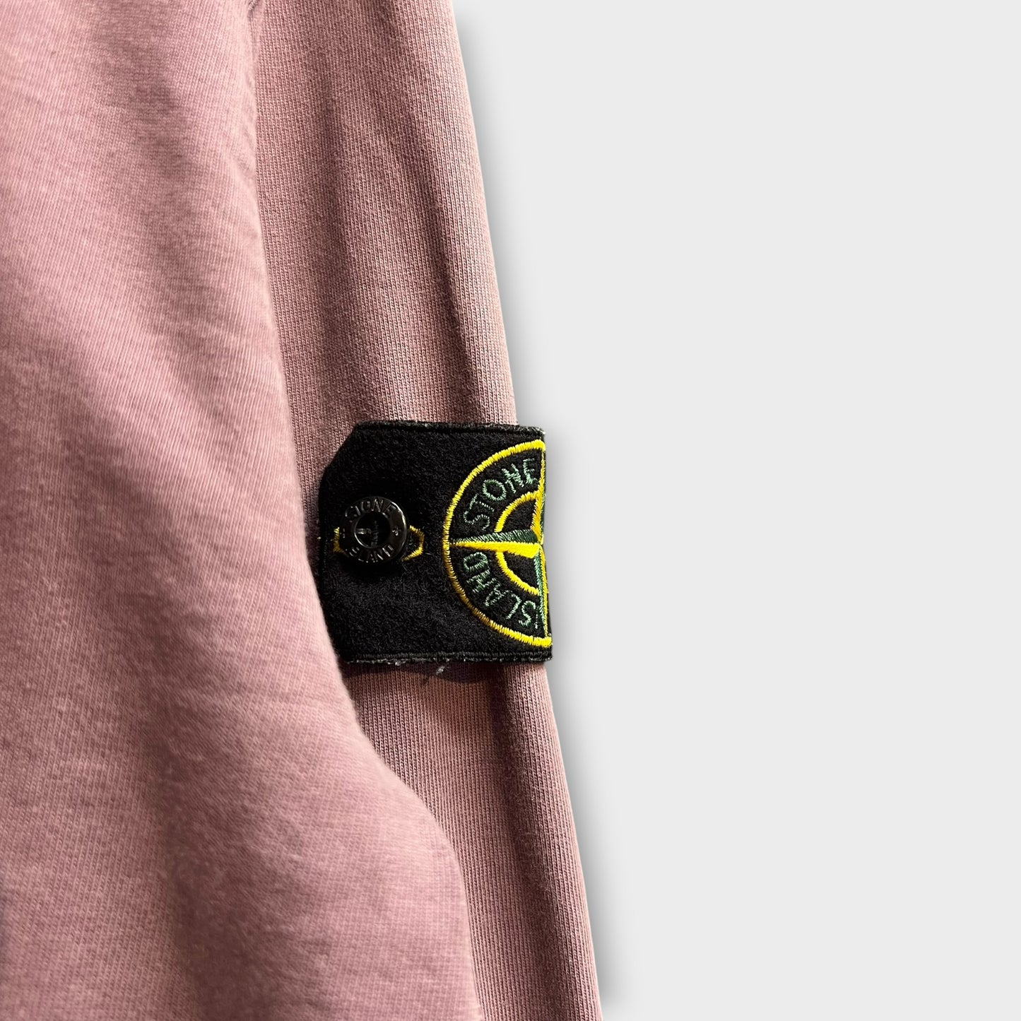 Sweat Fin Stone Island Rose  - L