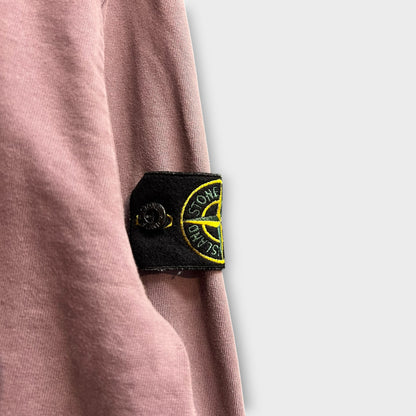 Sweat Fin Stone Island Rose  - L