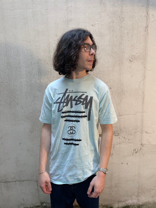 T-shirt Stussy Turquoise - XL