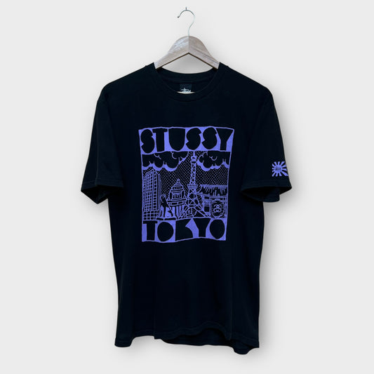 T-shirt noir Stussy vintage - M
