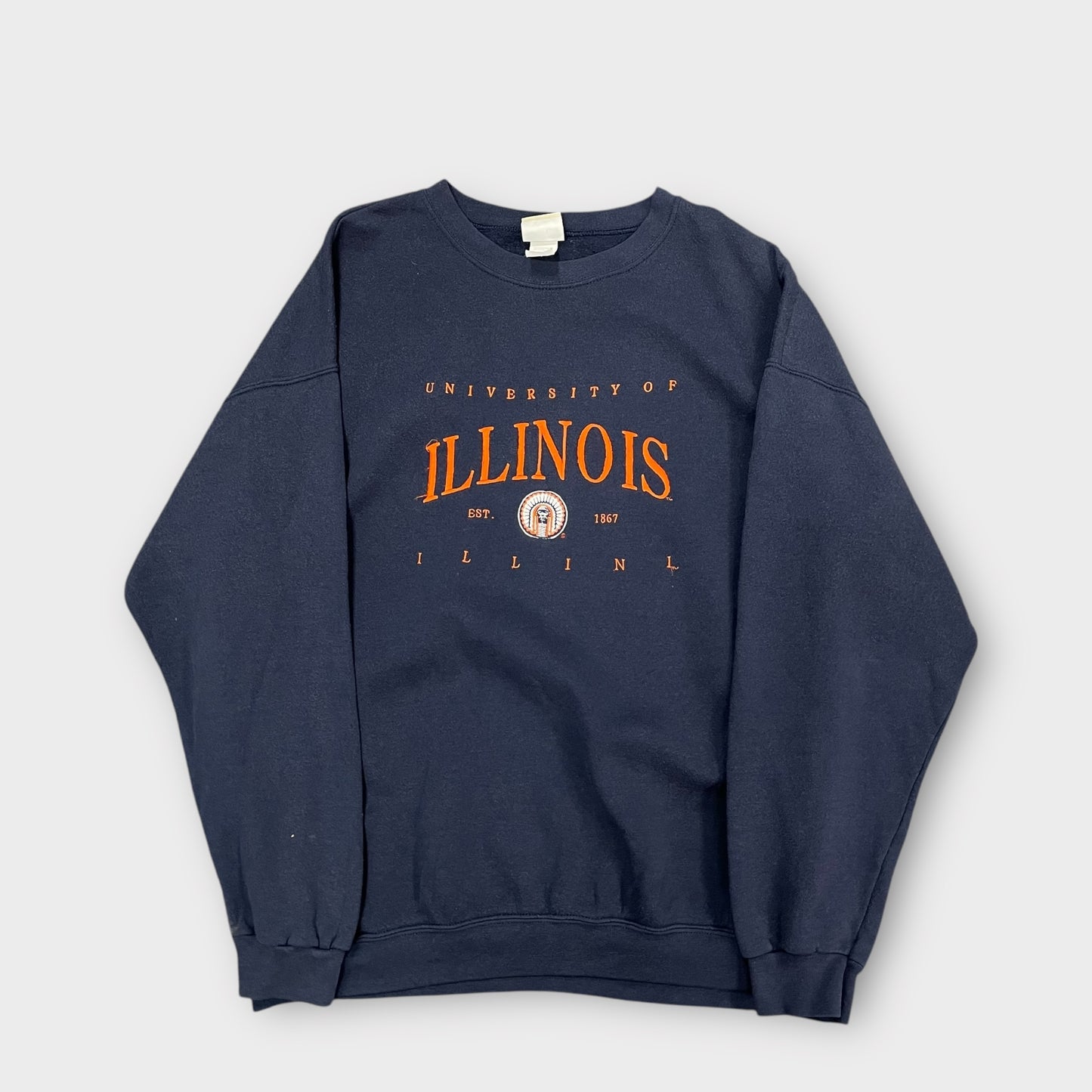 Sweat vintage Lee "University of Illinois" - XL