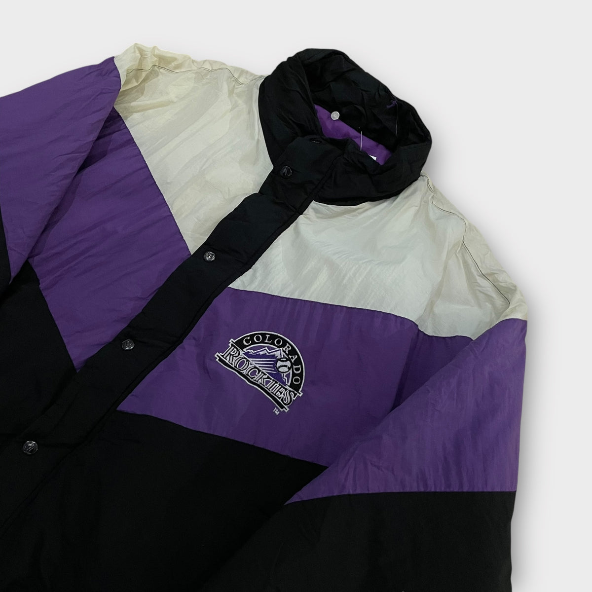 Rare Puffer vintage 90's Logo 7 "Colorado Rockies"