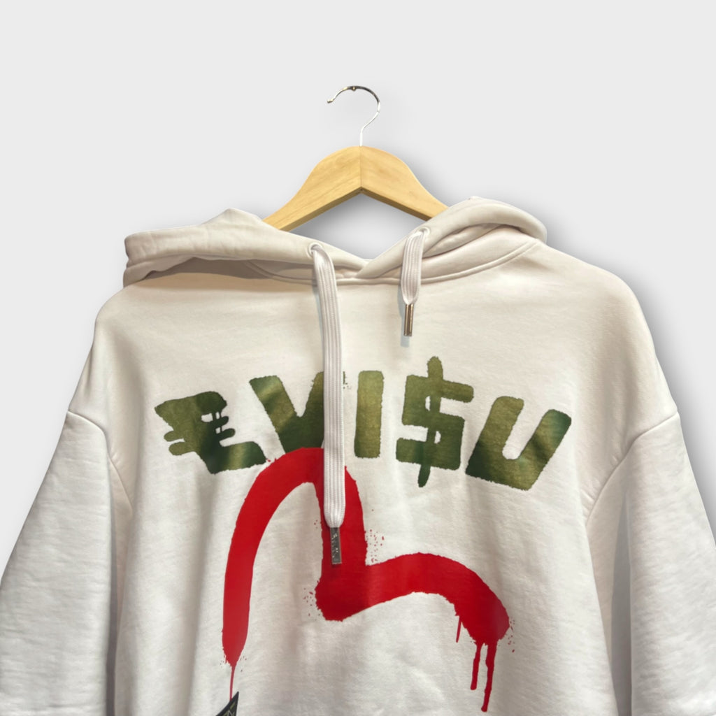 Hoodie Evisu blanc - S