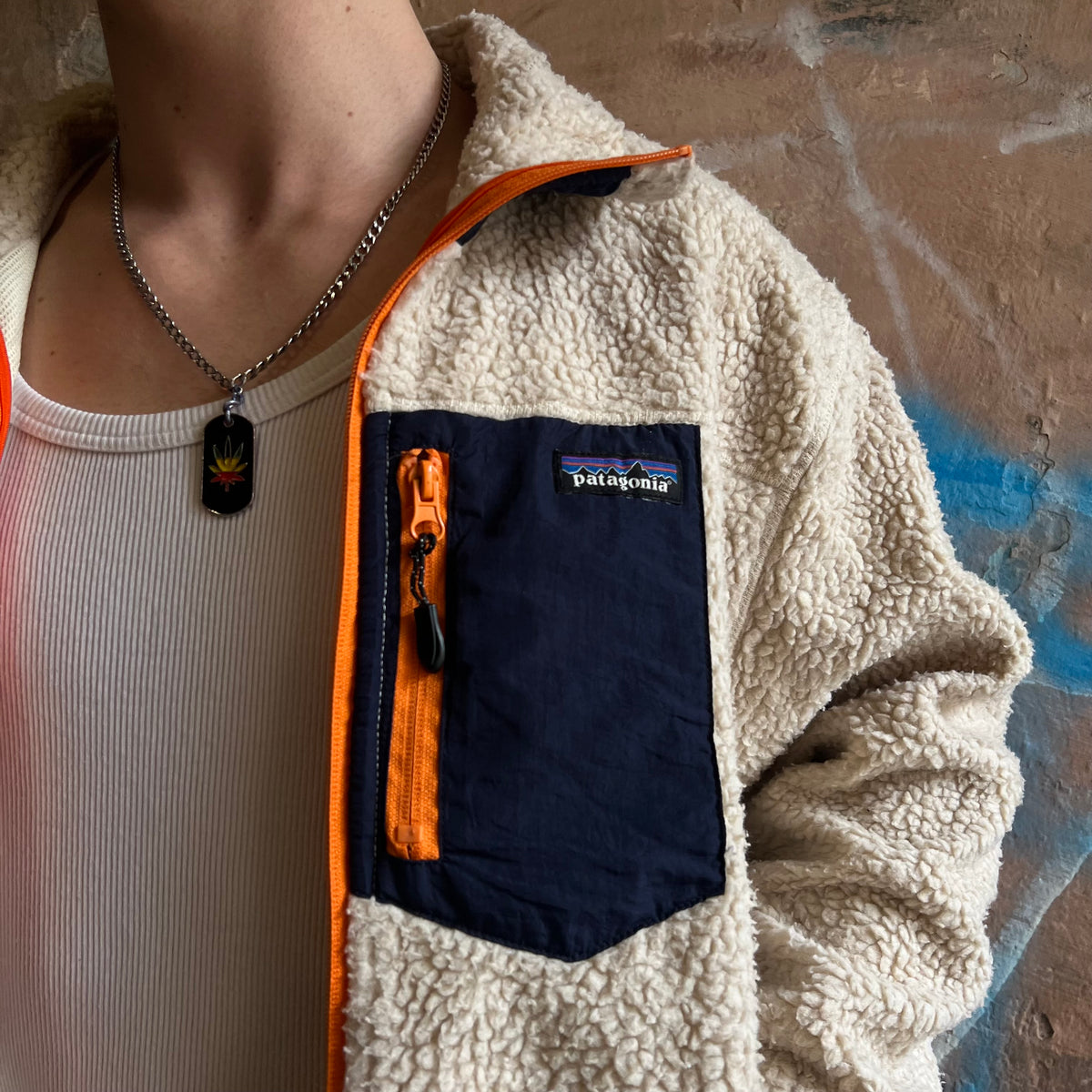 veste sherpa Patagonia beige - XL