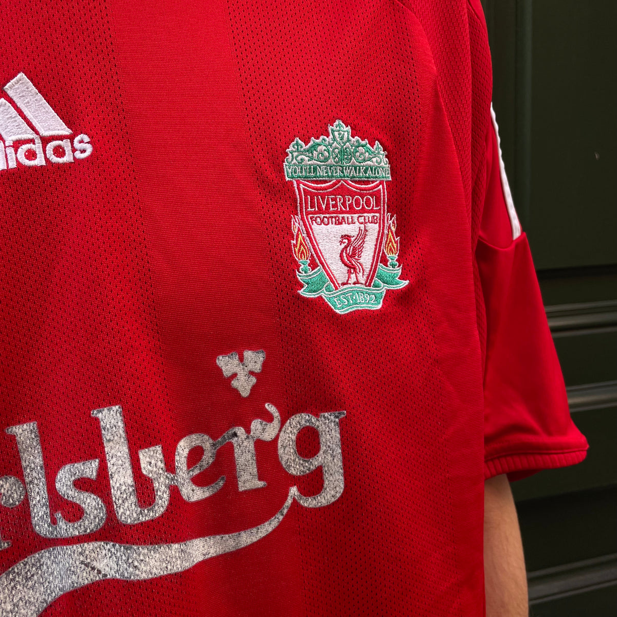 Maillot Adidas x Liverpool 2008 - 2010 rouge - XL