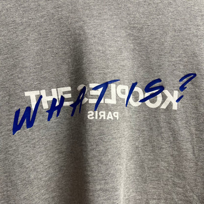 T-shirt The Kooples What Is gris - M