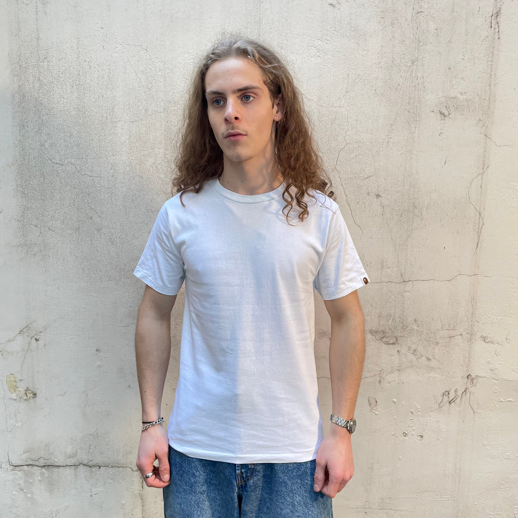 T-shirt Bape blanc World Gone Mad - S
