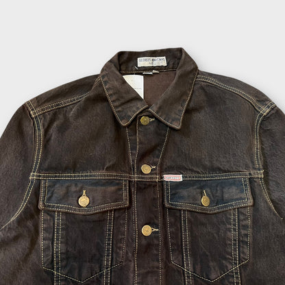 Veste en Jeans Guess Vintage 80's Made in USA marron - S