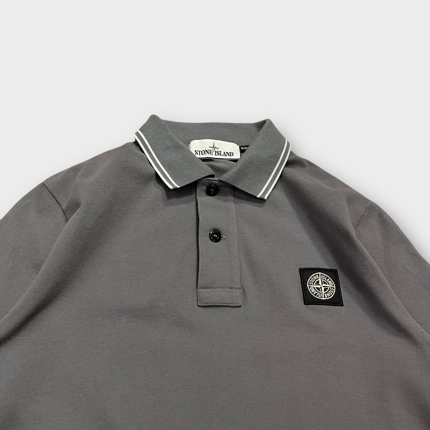 Polo Stone Island Gris - S