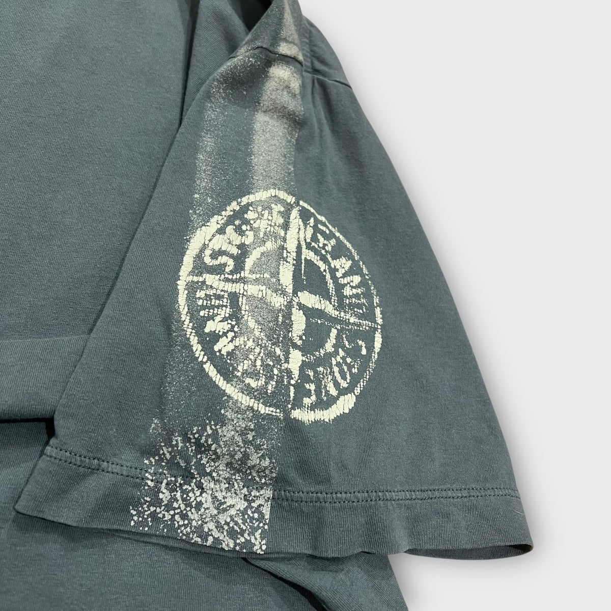 T-Shirt Stone Island Vert - M