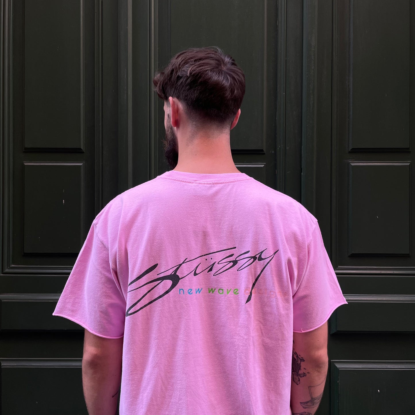 T-shirt Stussy rose cropé rose - XL