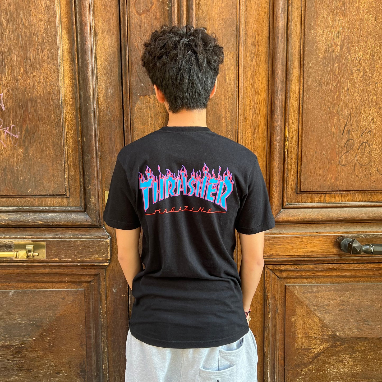 T-shirt Supreme x Ta+rasher Skyline noir - M