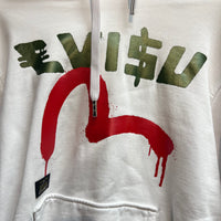 Hoodie Evisu blanc - S