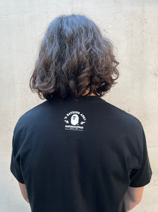 T-shirt Bape noir Shall NeverKill de 2008 - L
