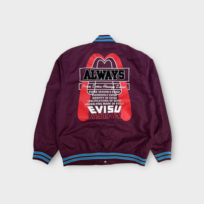 Bomber Satin Champion x Evisu Bordeaux - L